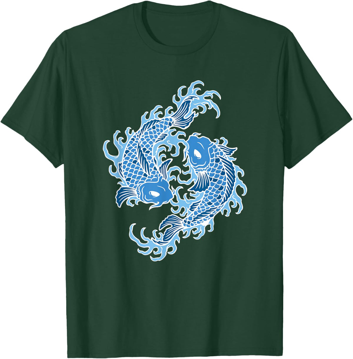 Coy Fish Design , Women & Kids T-Shirt - T-Shirt | Forest