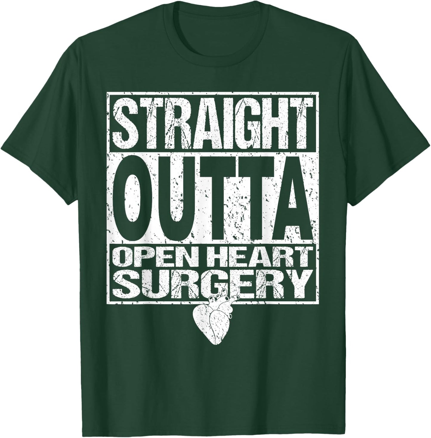 Open Heart Surgery Survivor Post Attack Recovery Gift T-Shirt - T-Shirt | Forest