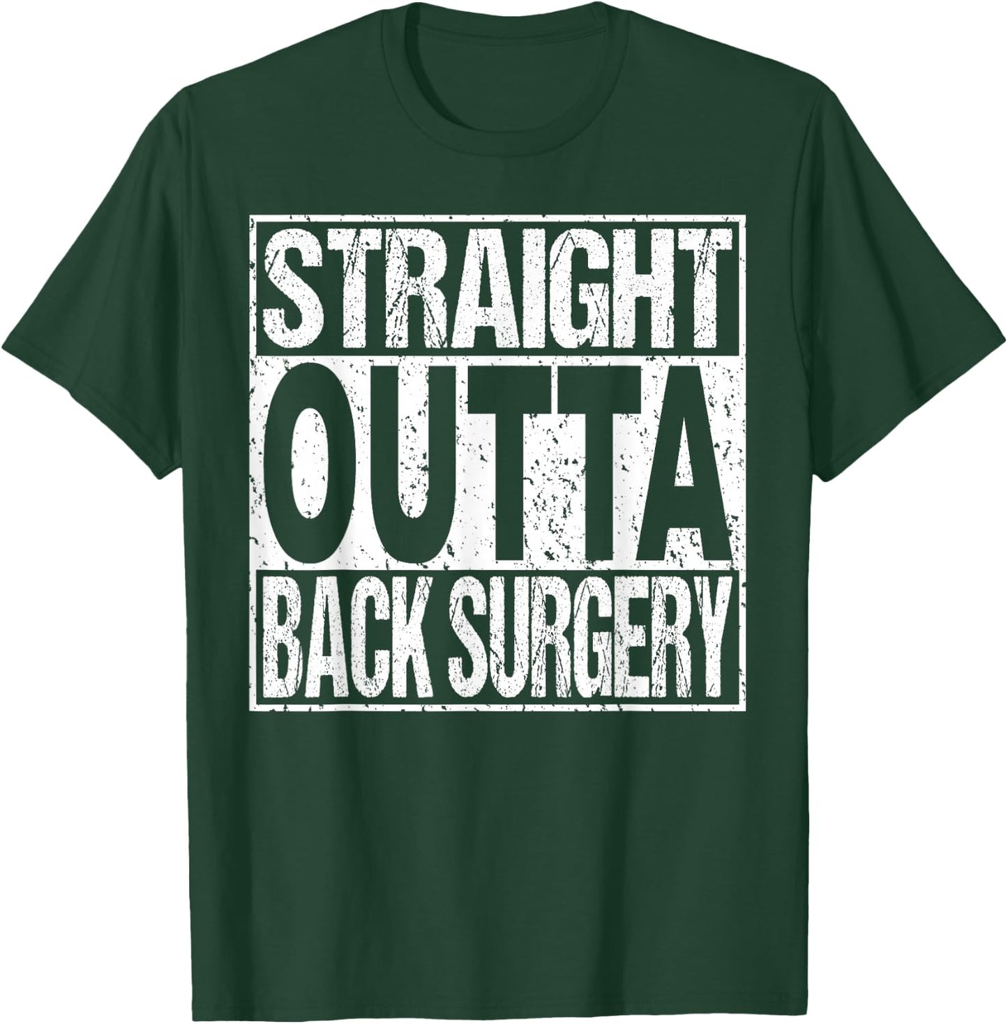 Back Surgery Lumbar Spinal Fusion Spine Recovery Gift T-Shirt - T-Shirt | Forest