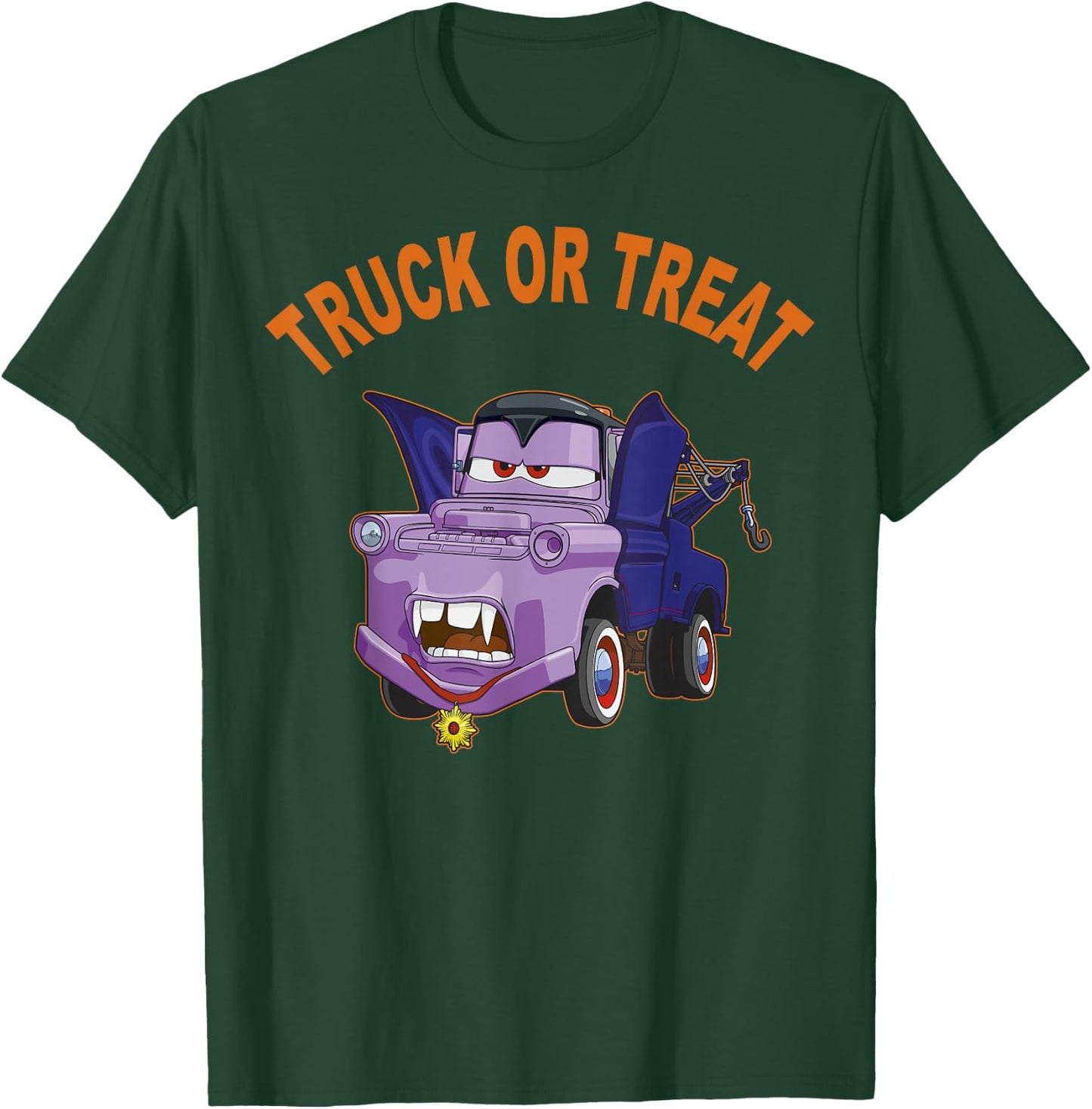 Disney Pixar Cars 2 Mater Vampire Halloween T-Shirt - T-Shirt | Forest