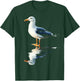 Seagull Bird Motif Animal Art Seagull T-Shirt - T-Shirt | Forest