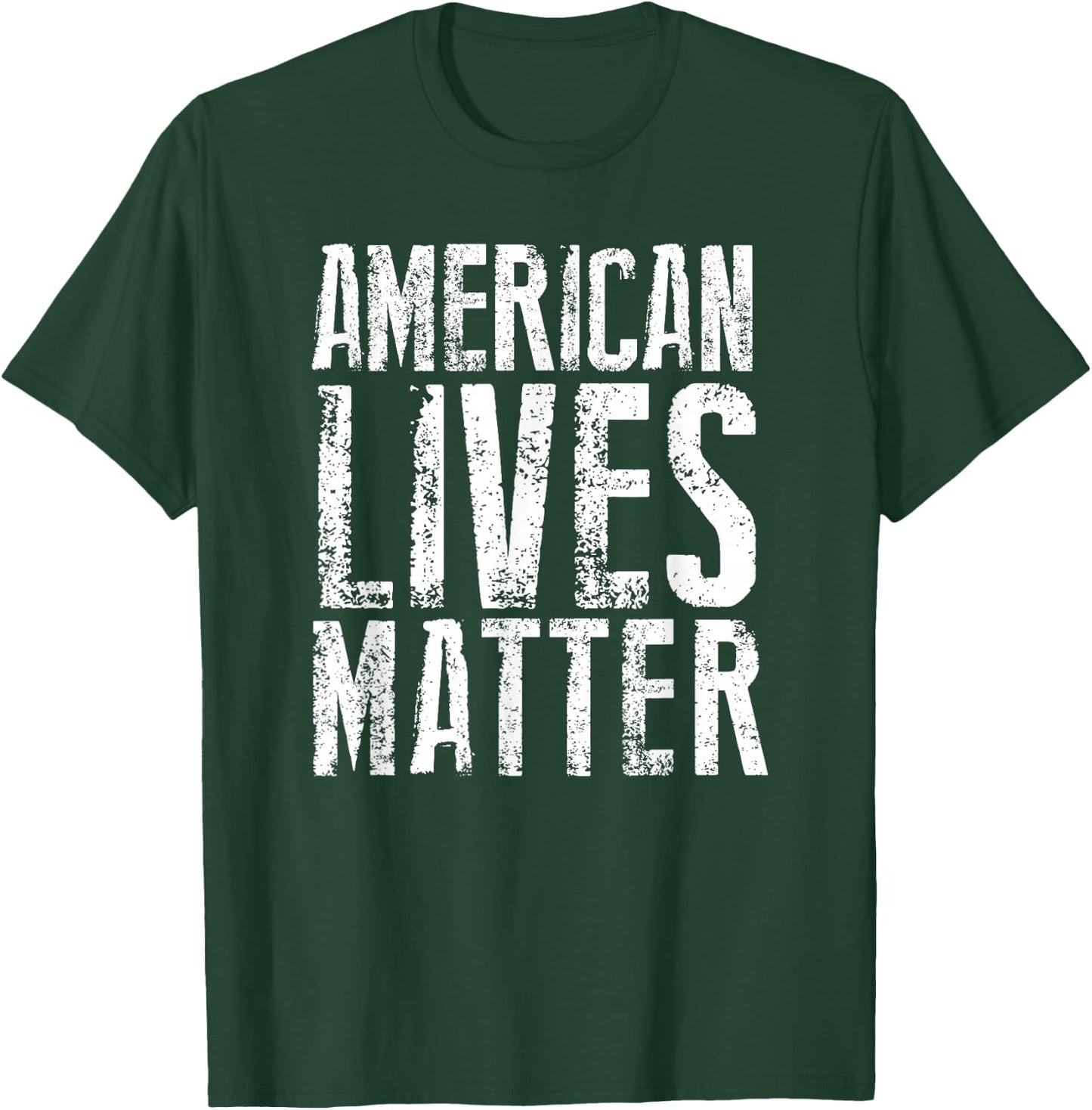 American Lives Matter United States USA Pride Flag T Shirt T-Shirt - T-Shirt | Forest