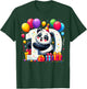 Panda 10th birthday boy girl 10 years old tenth ten Panda T-Shirt - T-Shirt | Forest