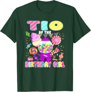 TIO of The Birthday Girl Candyland Matching Family T-Shirt - T-Shirt | Forest