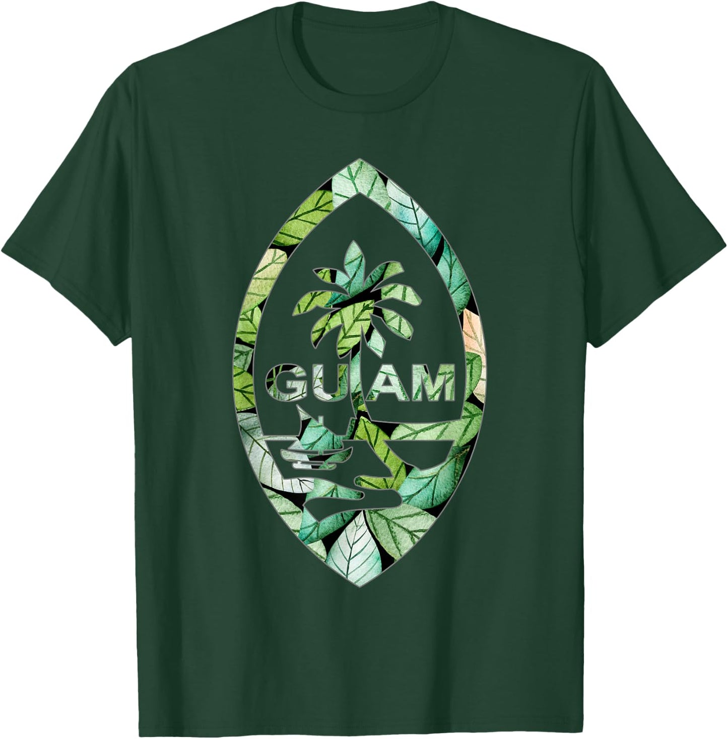 Guam Seal Jungle Style Shirt T-Shirt - T-Shirt | Forest
