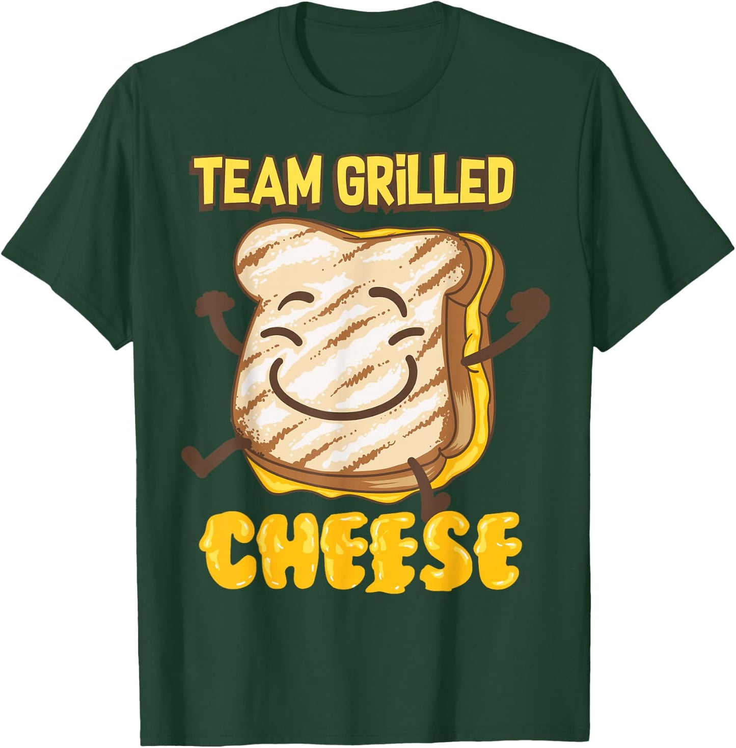 Team Grilled Cheese Shirt | Cute Love Grilled Cheddar Gift T-Shirt - T-Shirt | Forest