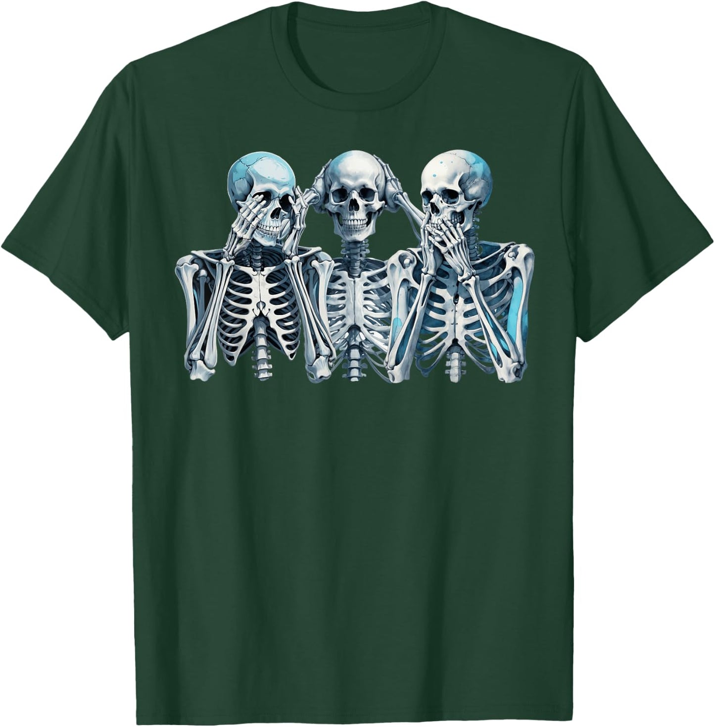 See No Evil, Hear No Evil, Speak No Evil T-Shirt - T-Shirt | Forest