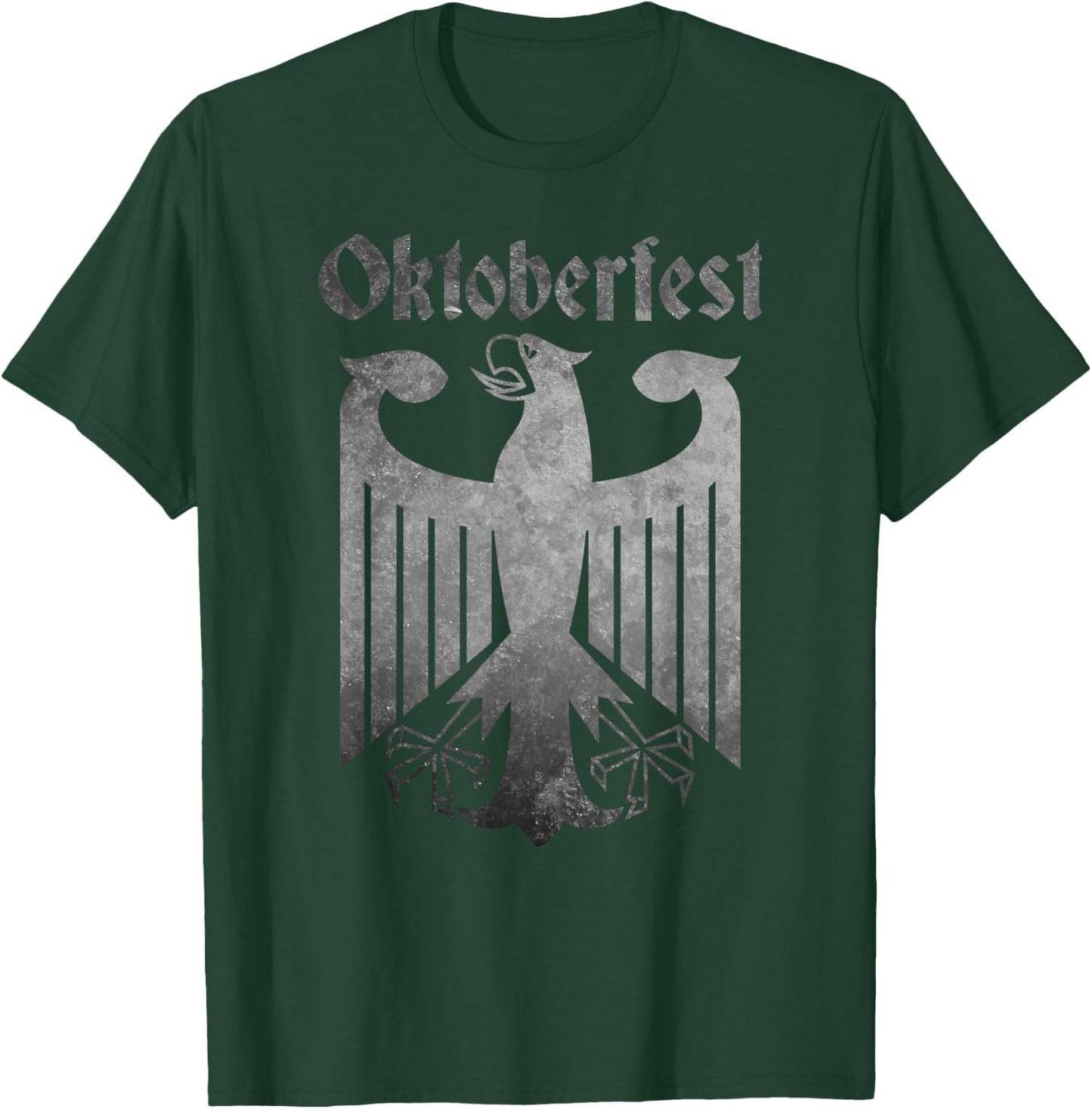 Oktoberfest Deutschland German Eagle Coat of Arms Vintage T-Shirt - T-Shirt | Forest