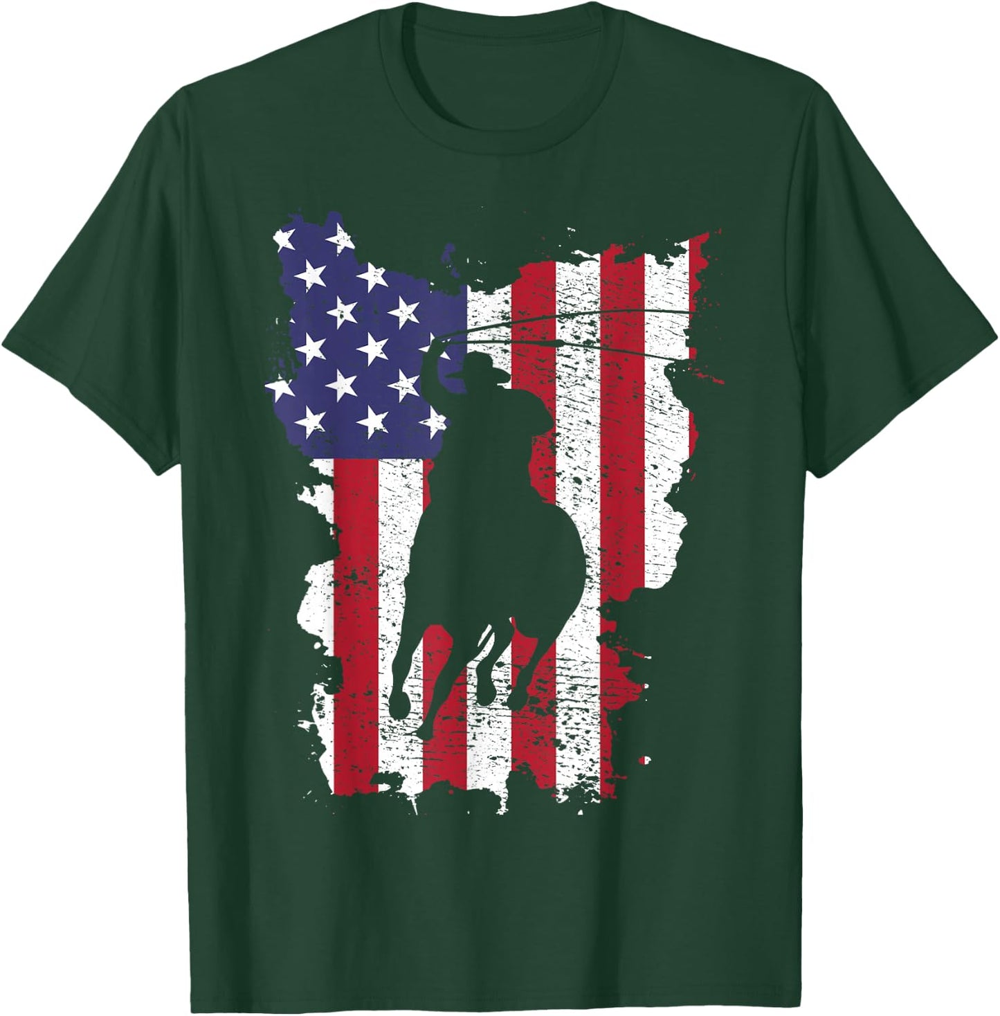 Cowboy Lasso T-Shirt - T-Shirt | Forest