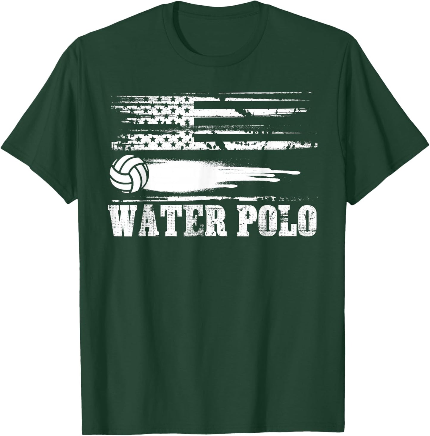 Water Polo Shirt | Cute Team Aquatic Sport USA Gift T-Shirt - T-Shirt | Forest