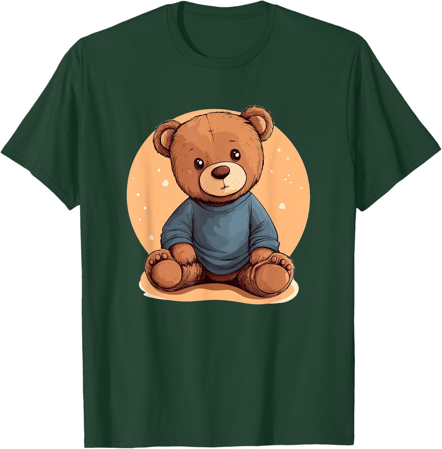 Cute Teddy Bear Graphic For Children T-Shirt - T-Shirt | Forest