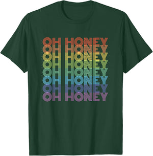 OH HONEY - Rainbow Vintage Gay Pride T-Shirt - T-Shirt | Forest