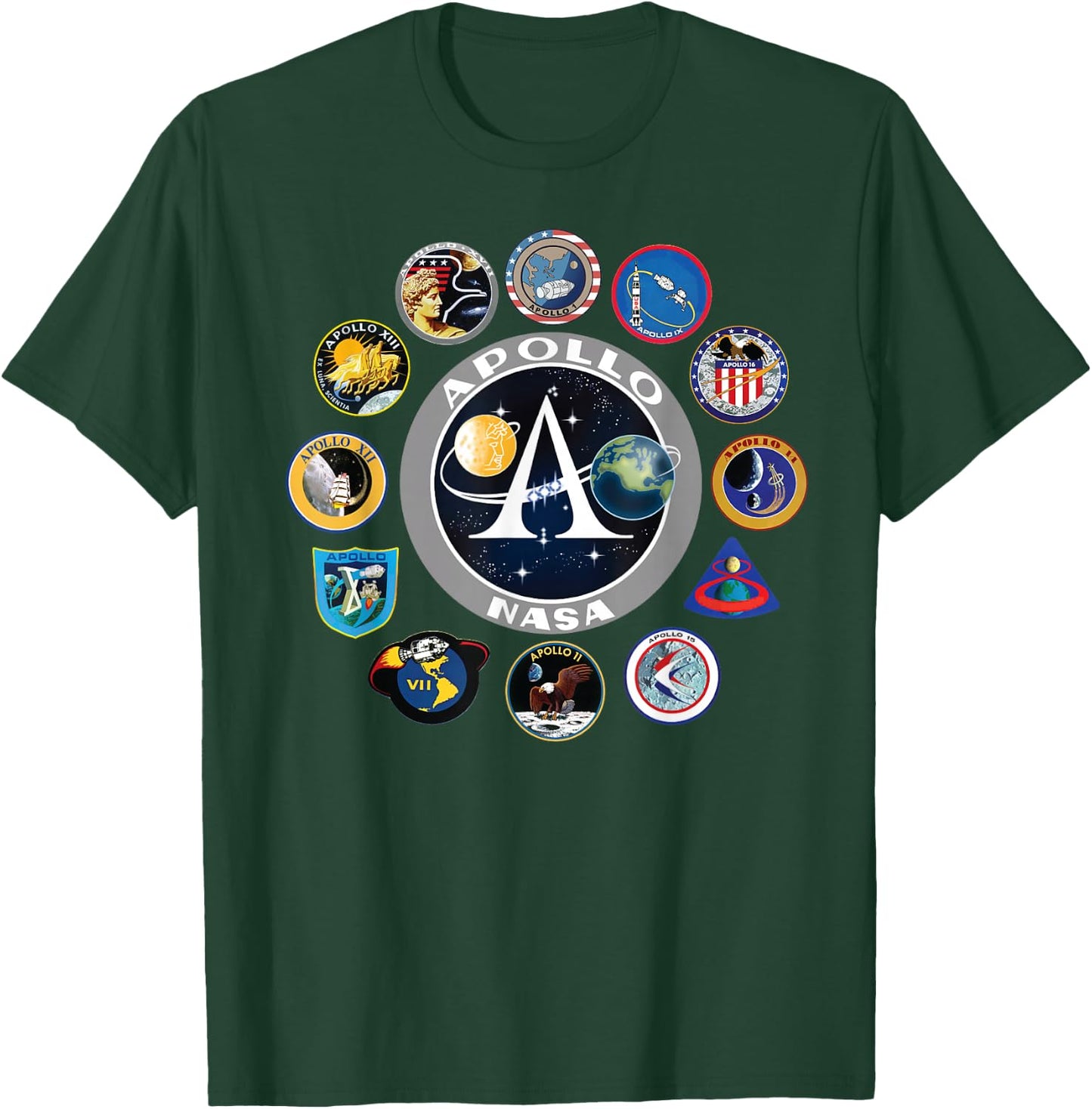 Nasa Apollo T-Shirt - T-Shirt | Forest