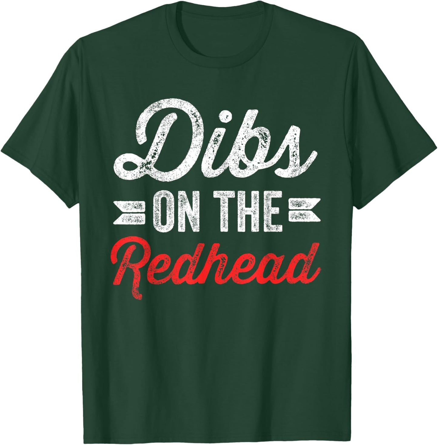 Dibs On The Redhead Ginger Drinking St Patricks Day Gift T-Shirt - T-Shirt | Forest
