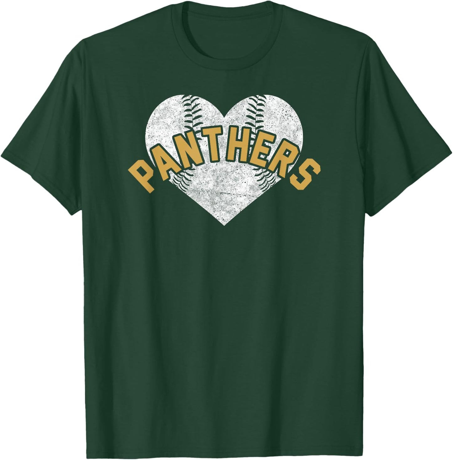 Panthers Baseball Softball Shirt High School Team Mascot Mom T-Shirt - T-Shirt | Forest