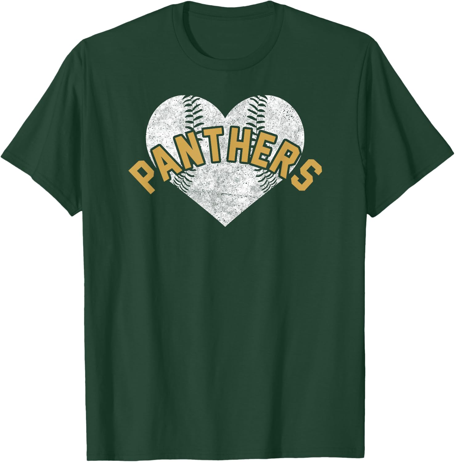 Panthers Baseball Softball Shirt High School Team Mascot Mom T-Shirt - T-Shirt | Forest