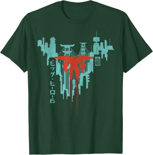 Disney Big Hero 6 TV Series Baymax Soaring Graphic T-Shirt - T-Shirt | Forest