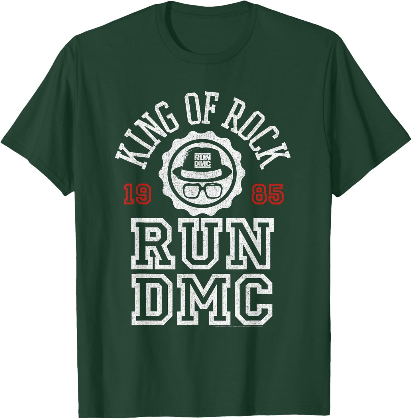 Run DMC Official King Of Rock 1985 T-Shirt - T-Shirt | Forest