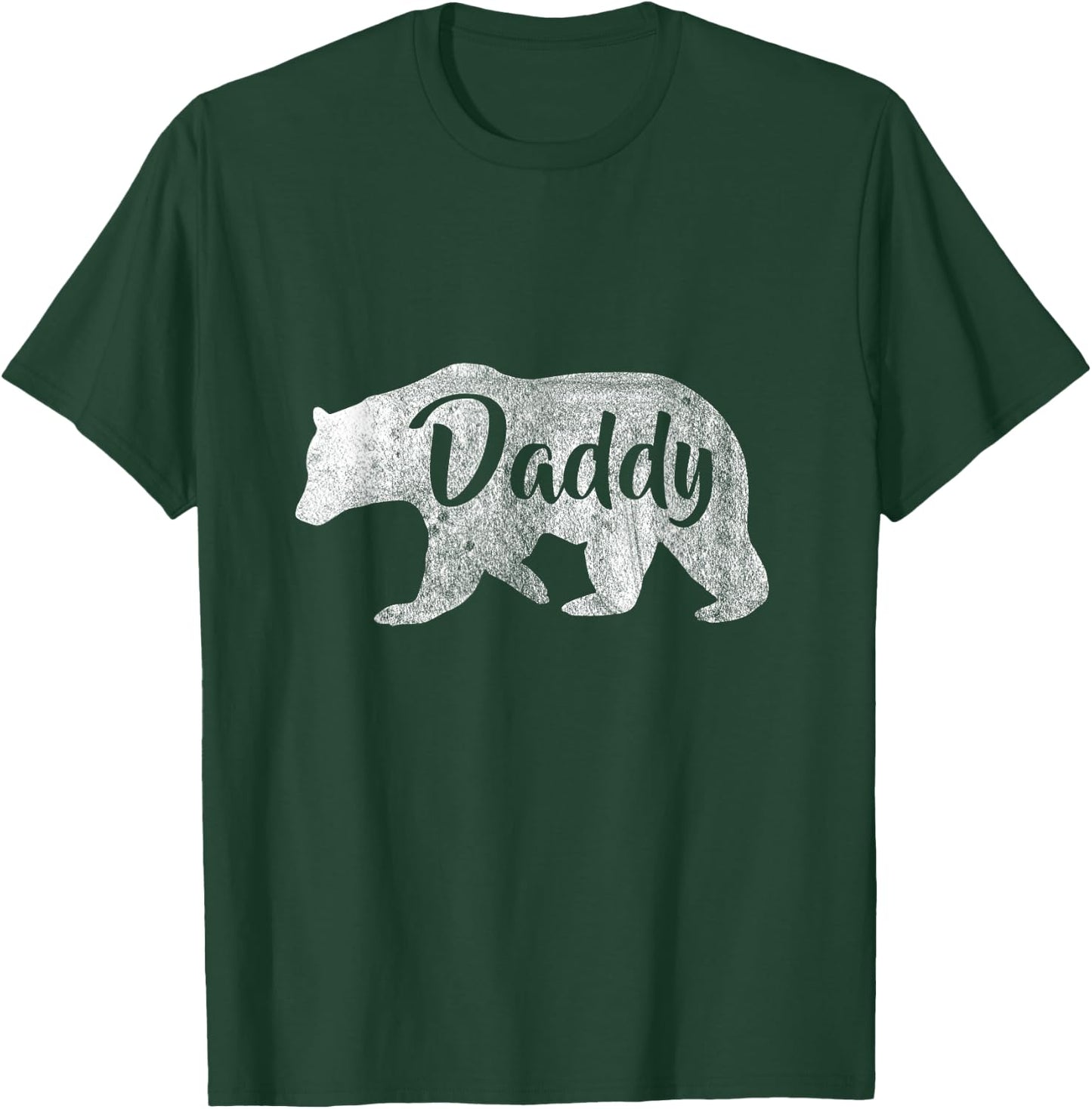 Men's Daddy Bear Awesome Camping T-Shirt - T-Shirt | Forest