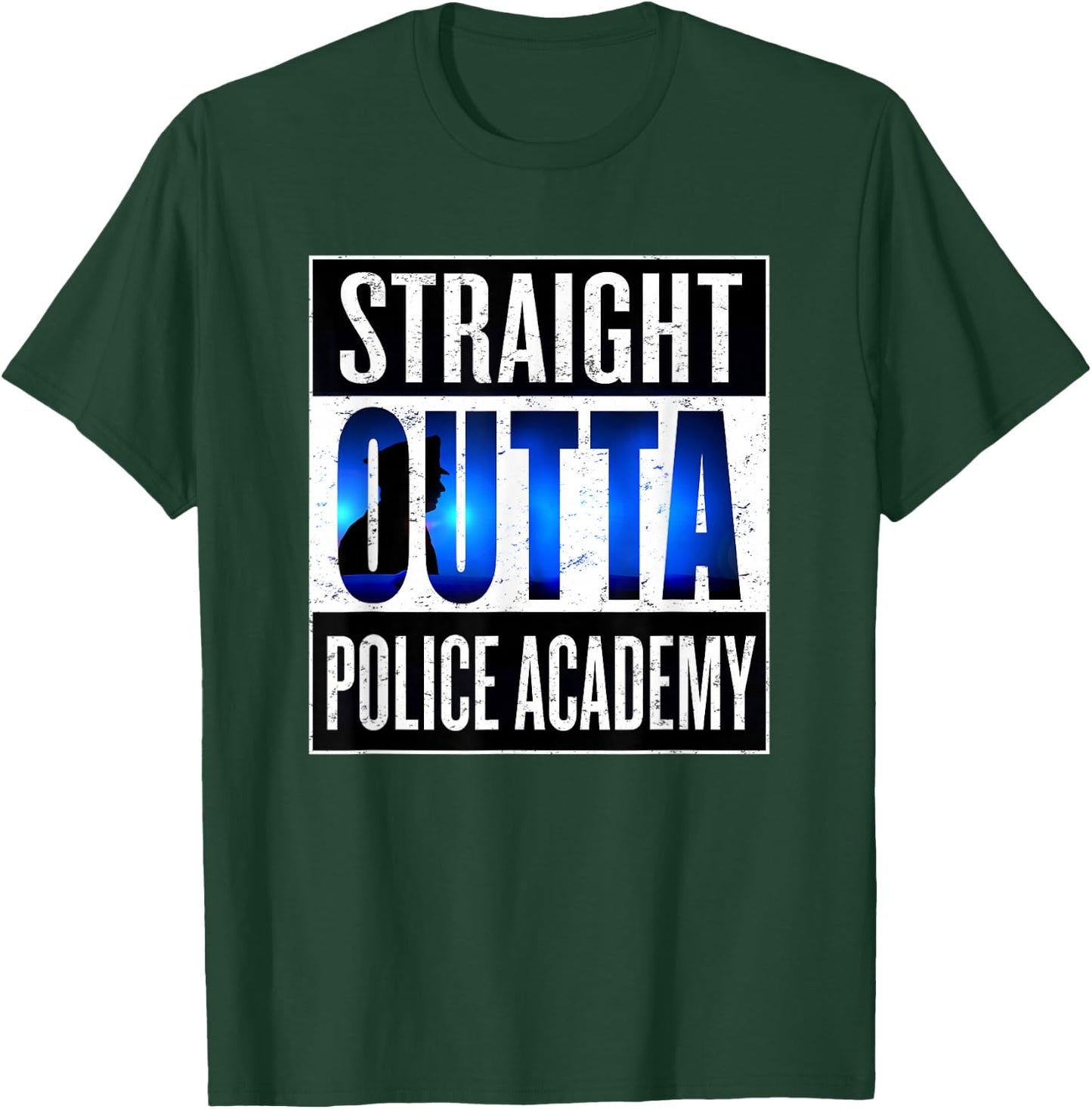 Police Academy Shirt Police Officer Graduation Gift T-Shirt - T-Shirt | Forest