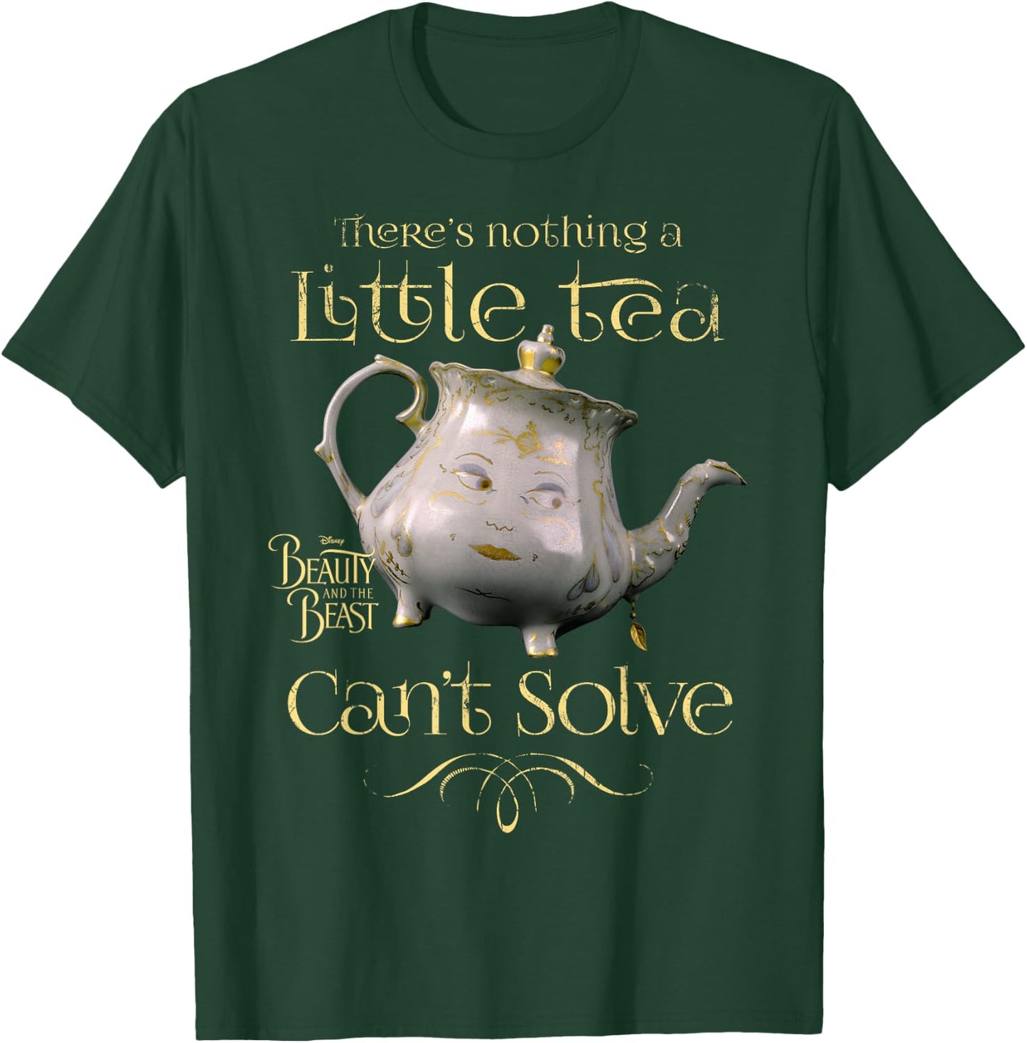 Disney Beauty & The Beast Mrs. Potts Tea Fix Graphic T-Shirt - T-Shirt | Forest