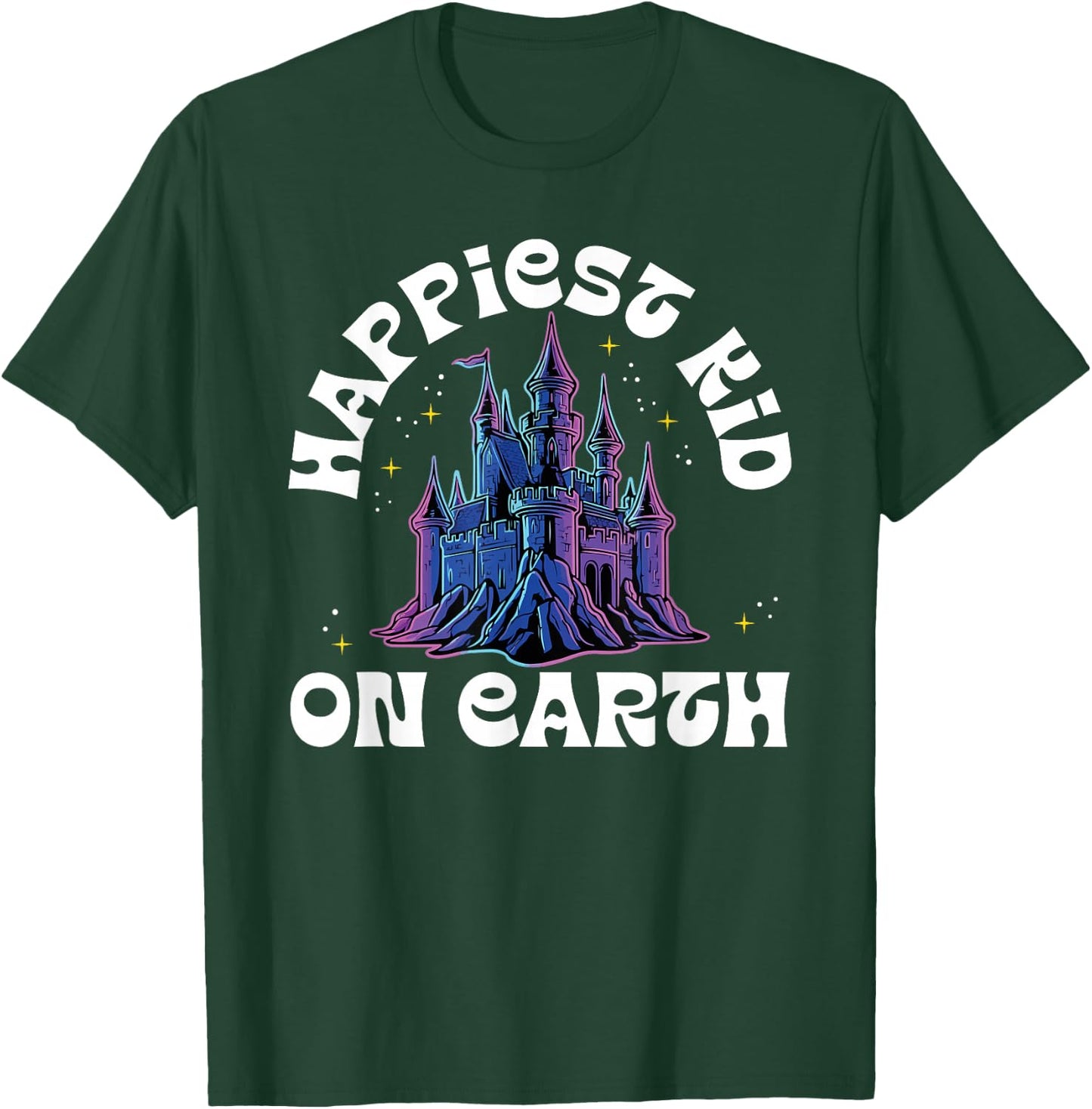 Happiest Kid On Earth Magical Castle T-Shirt - T-Shirt | Forest