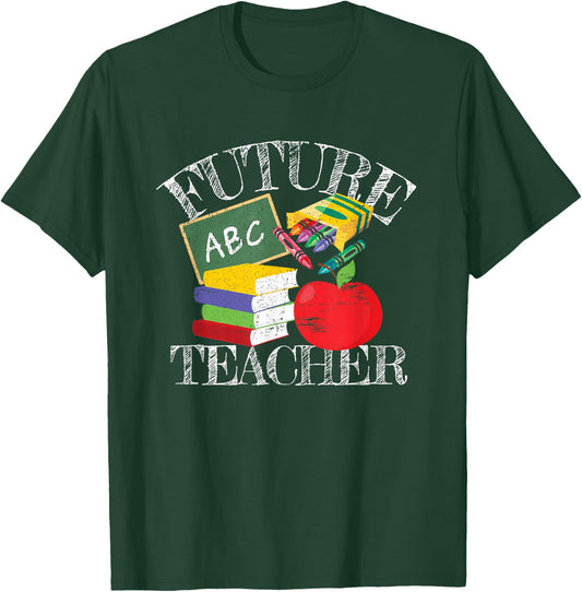 Future Teacher Costume Women Adults and Kids Small T-Shirt - T-Shirt | Forest