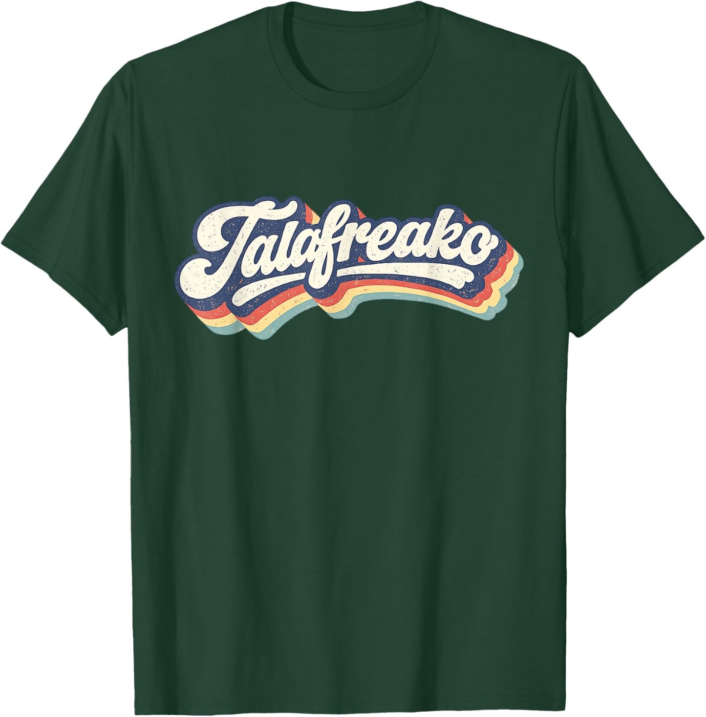 TALAFREAKO Retro Vintage Support Red Bar T-Shirt - T-Shirt | Forest