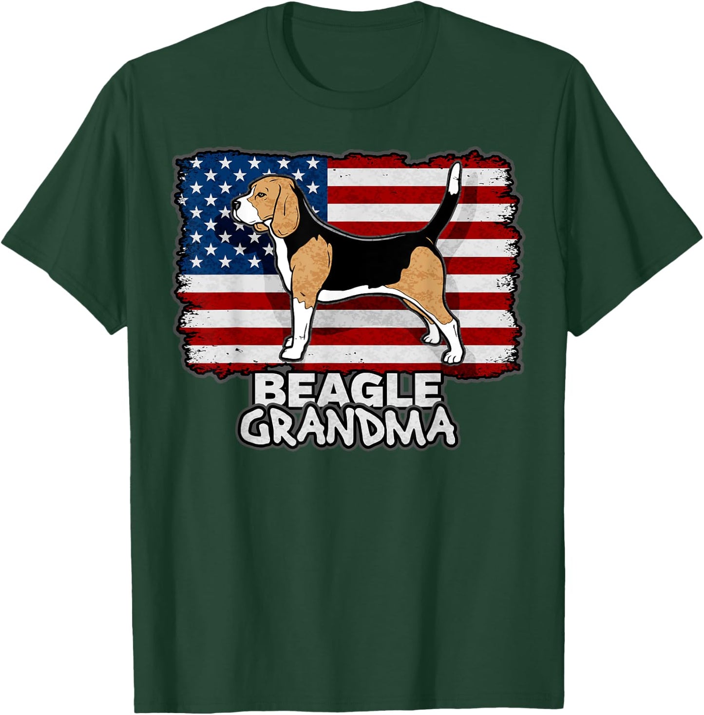 Beagle Grandma T-Shirt - T-Shirt | Forest