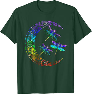 Mandala Dragonfly Chakra Dragonflies T-Shirt - T-Shirt | Forest
