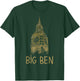 Big Ben London Unique Hand Drawn Art T-Shirt - T-Shirt | Forest