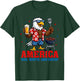 America Red White and Brew Eagle BBQ Beer 4th of July Grill T-Shirt - T-Shirt | Forest
