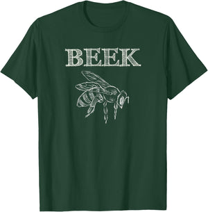 Beekeeper Geek Beek Honeybee Bee Keeper Apiary T-Shirt - T-Shirt | Forest
