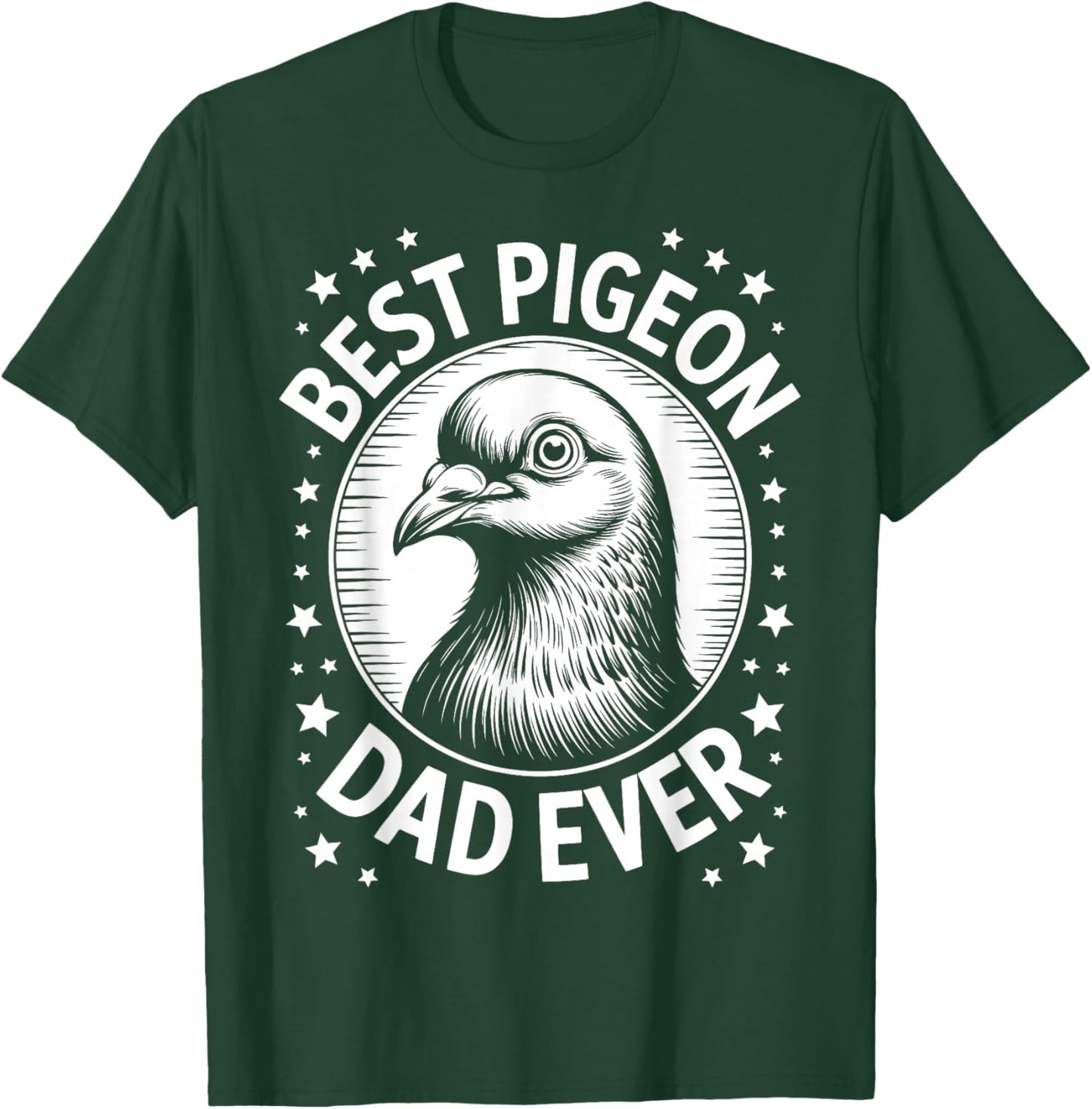 Pigeon Dad Funny Pigeon T-Shirt - T-Shirt | Forest