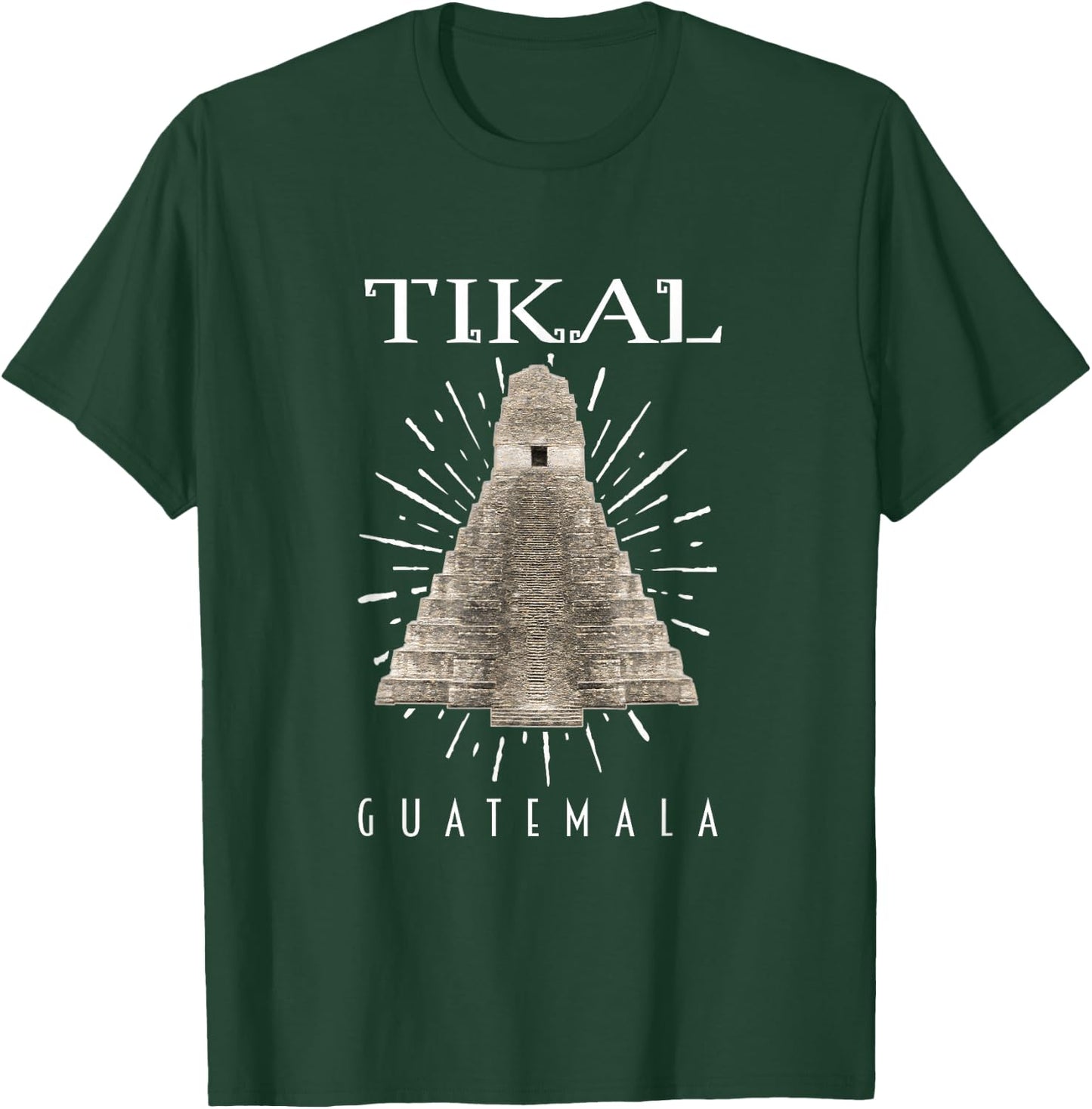 Tikal Guatemala Mayan Ruins T-Shirt - T-Shirt | Forest