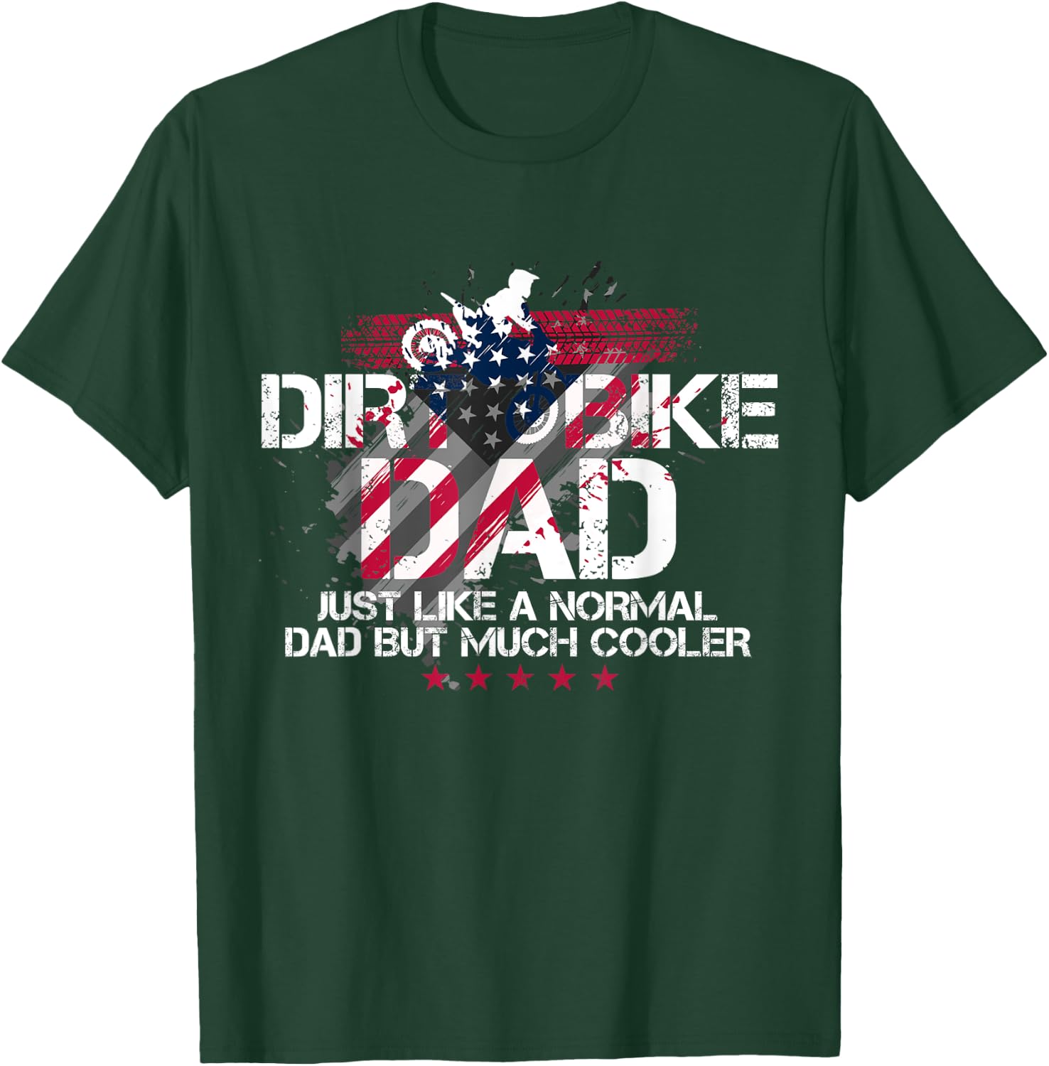 Dirt Bike Dad Father's Day Gift Definition T-Shirt - T-Shirt | Forest