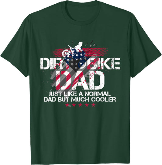 Dirt Bike Dad Father's Day Gift Definition T-Shirt - T-Shirt | Forest