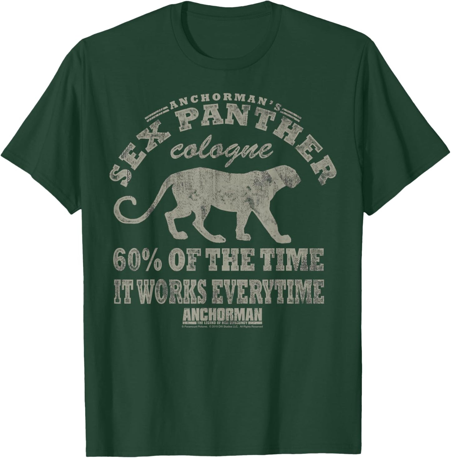 Anchorman Sex Panther Cologne Logo T-Shirt - T-Shirt | Forest