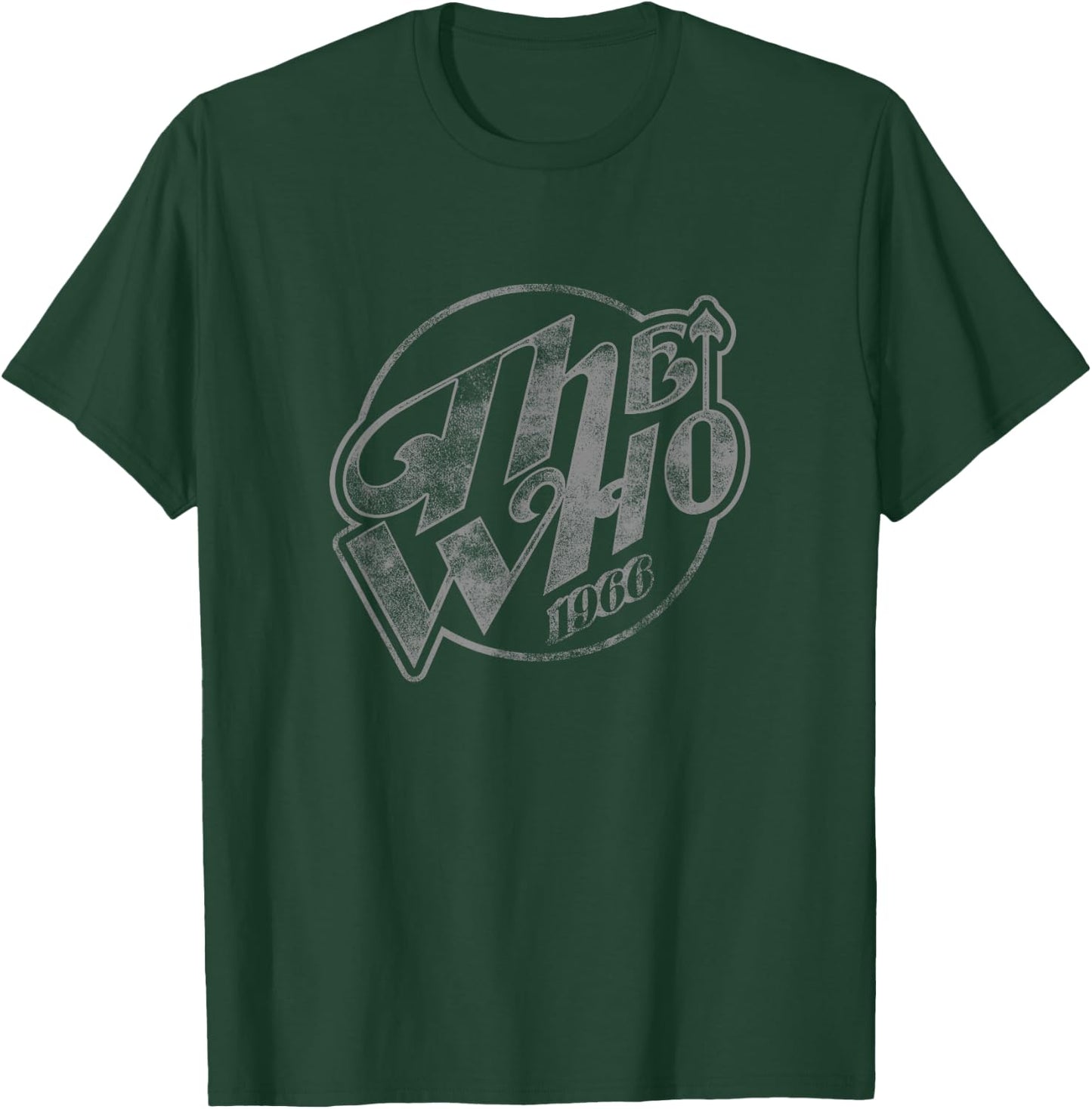 The Who Official Vintage Faded Logo 1966 T-Shirt - T-Shirt | Forest