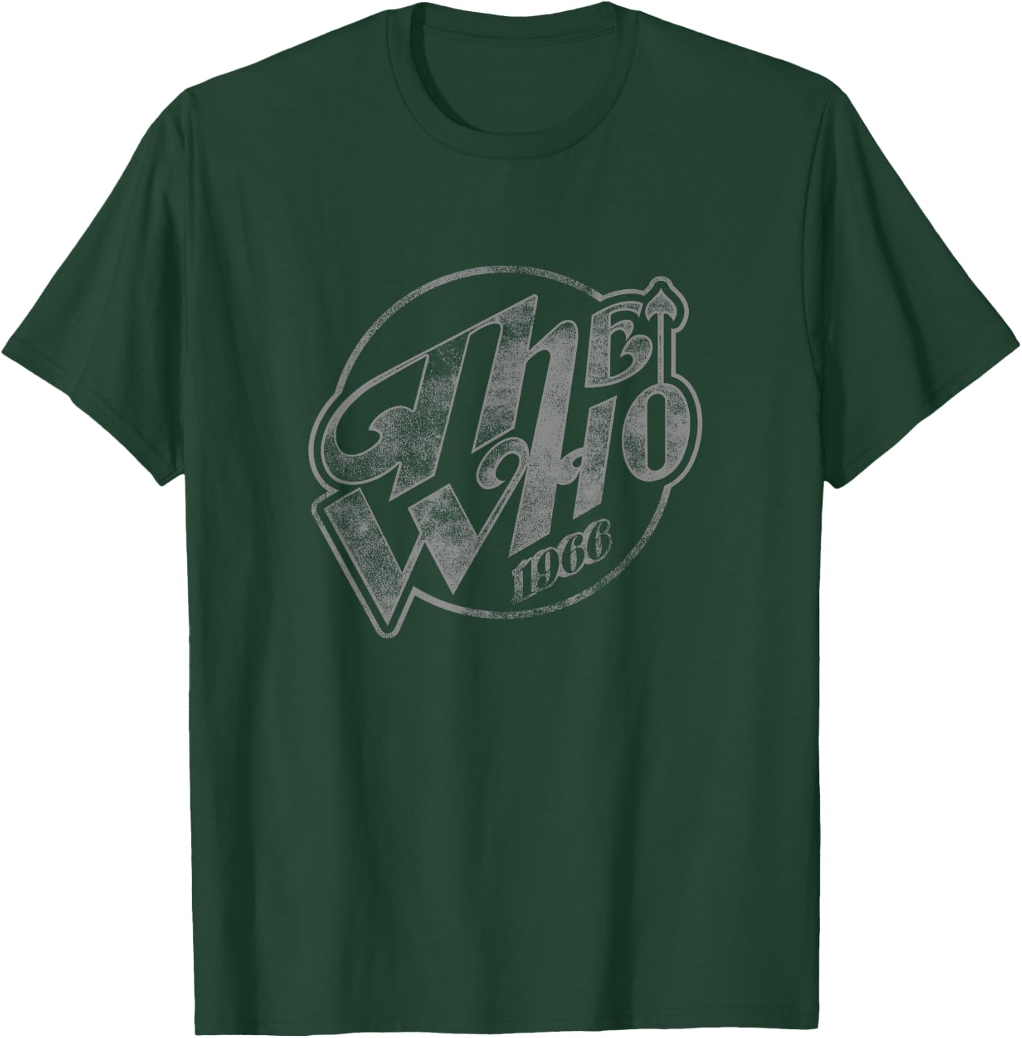 The Who Official Vintage Faded Logo 1966 T-Shirt - T-Shirt | Forest