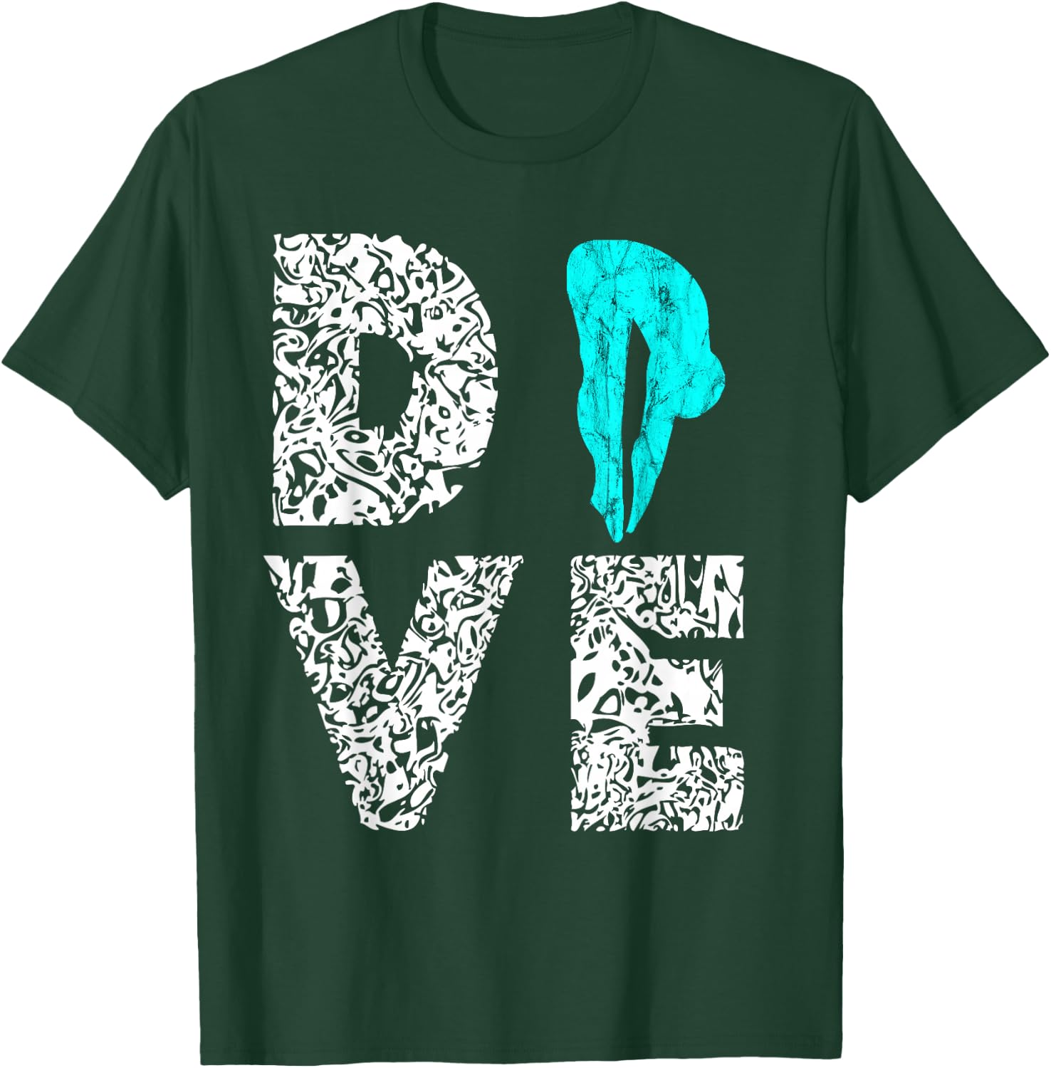 Dive Platform Diving Board Springboard Diving Diver T-Shirt - T-Shirt | Forest