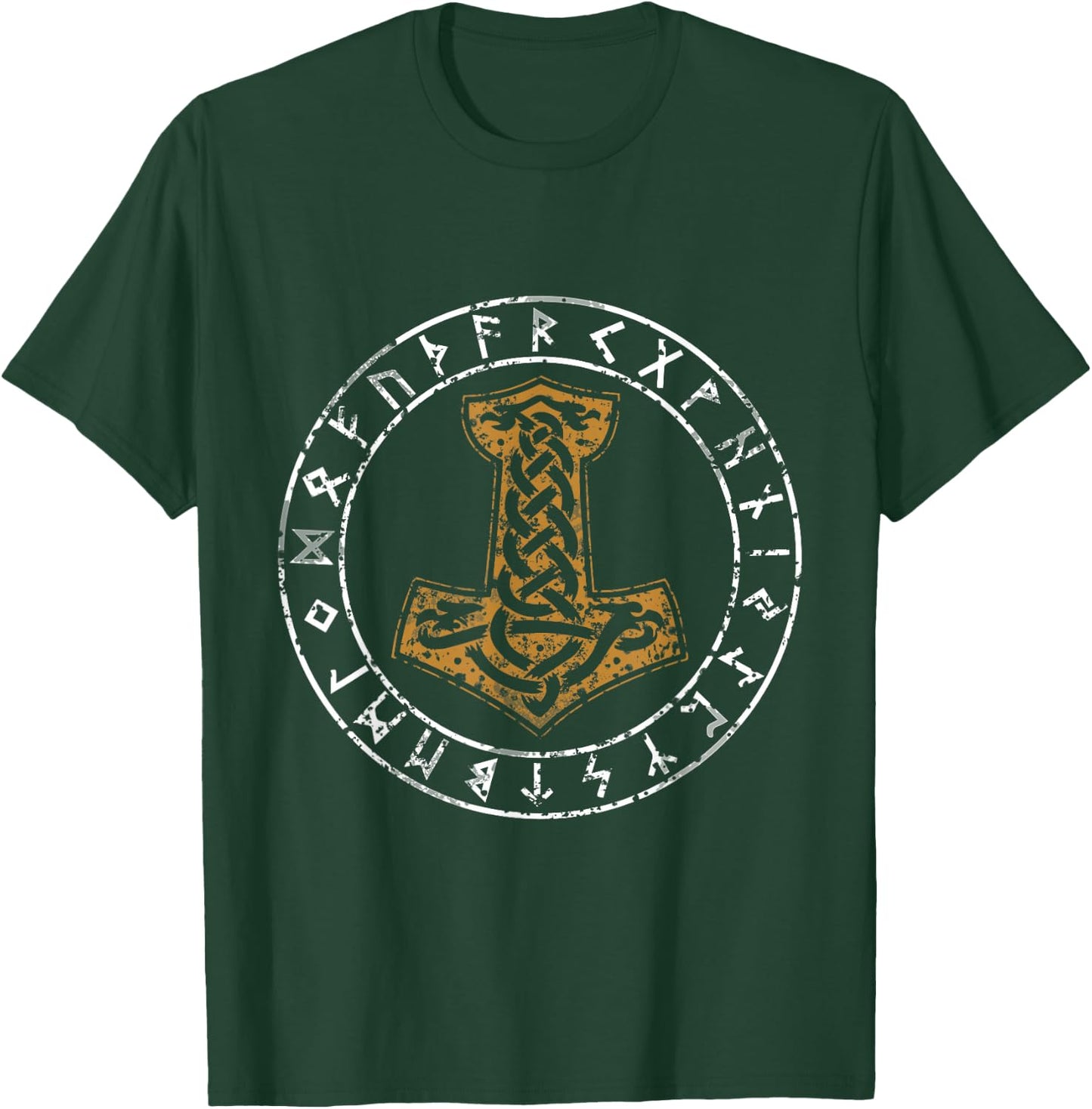 Mjolnir Shirt Hammer Of Thor T Shirt T-Shirt - T-Shirt | Forest