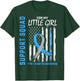 Little Girl Type 1 Diabetes Shirt USA Flag Support Squad T1D T-Shirt - T-Shirt | Forest