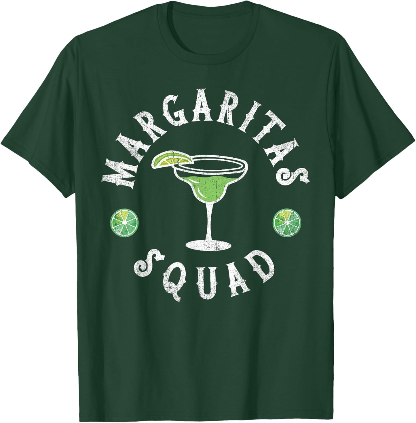Margarita Squad Funny Cinco de Mayo Men Women Lime Drinking T-Shirt - T-Shirt | Forest