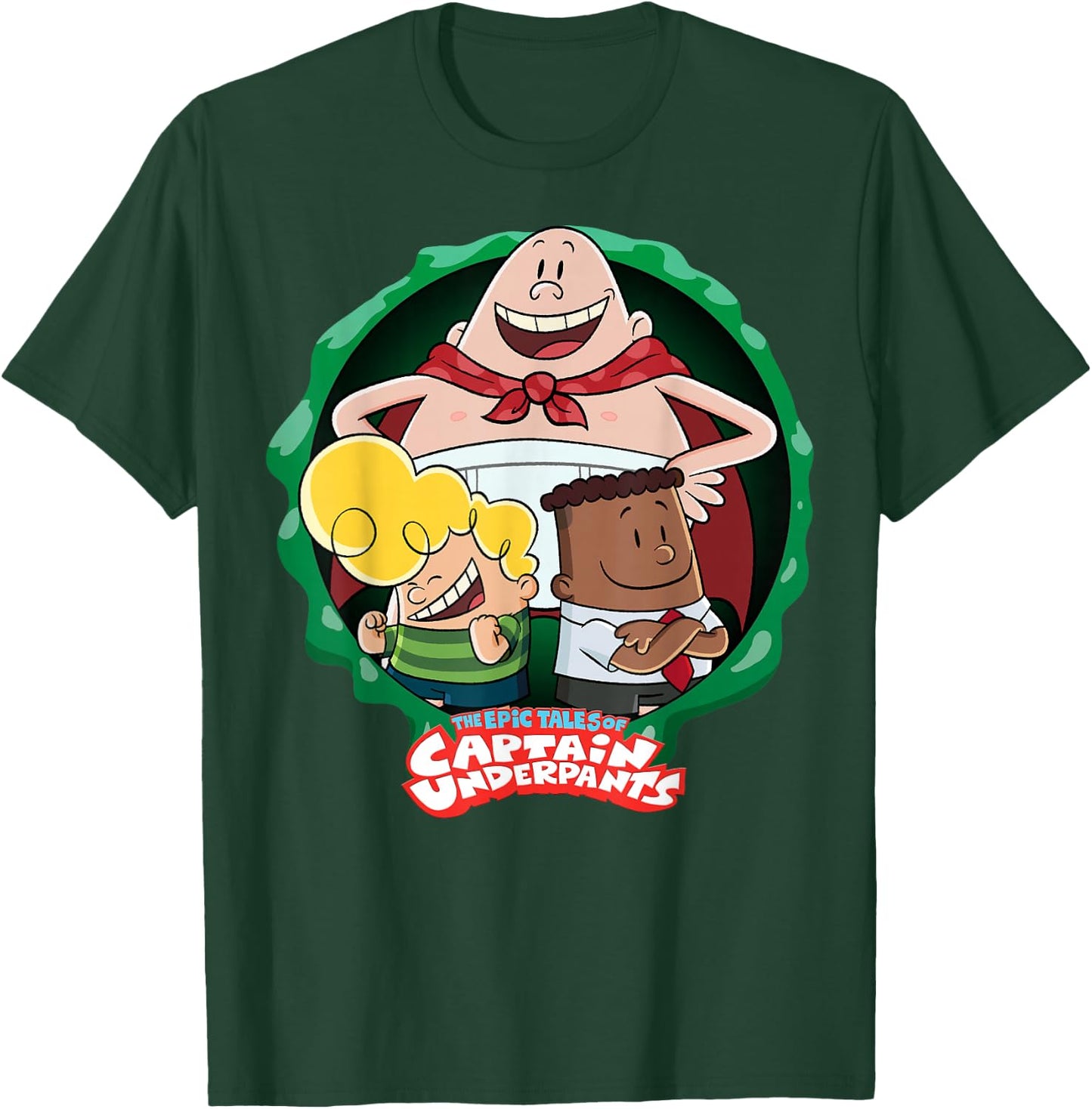 Captain Underpants The First Epic Movie Squad T-Shirt - T-Shirt | Forest
