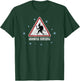 Christmas Krampus Crossing Sign T-Shirt - T-Shirt | Forest