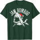 Jaw Humbug Christmas Shark Santa Hat T-Shirt - T-Shirt | Forest