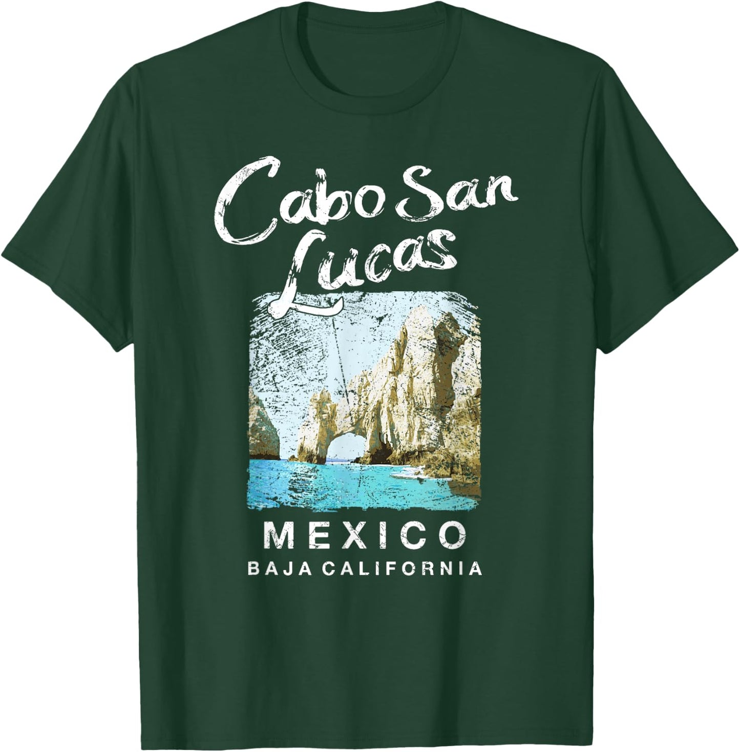 Cabo San Lucas Mexico Travel Vintage T-Shirt - T-Shirt | Forest