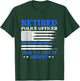 Police Officer Retirement Appreciation Gift Shirts -Adults Black Modern Letter Print Small Short Sleeve T-Shirt - T-Shirt | Forest