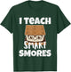I Teach Smart Smores Teachers Back To School Nerd Gift Women Kids T-Shirt - T-Shirt | Forest